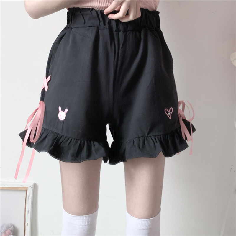 【ゆゆ】organgy frill skirt pants organdy frills skirt pants – BUNNY APARTMENT