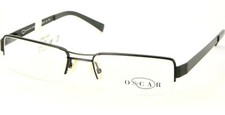NEW W/ TAG Oscar de la Renta OSM815 001 SHINY BLACK EYEGLASSES GLASSES 53-19-140