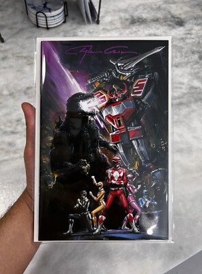 Mighty Morphin Power Rangers Vs Godzilla No. 1 Classic Signature
