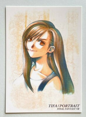 Tifa / Portrait Final Fantasy VII FFVII FF7 Art Museum Trading