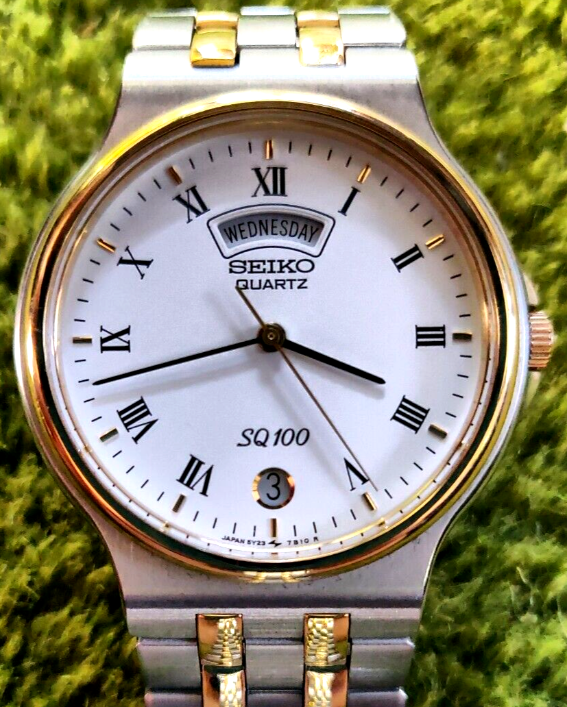 VINTAGE Seiko Quartz Day-Date SQ100 5Y23-7A30 A4 | eBay VINTAGE Seiko Quartz Day-Date SQ100 5Y23-7A30 A4 | eBay