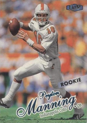 PEYTON MANNING 1998 FLEER ULTRA ROOKIE RC #201 | eBay