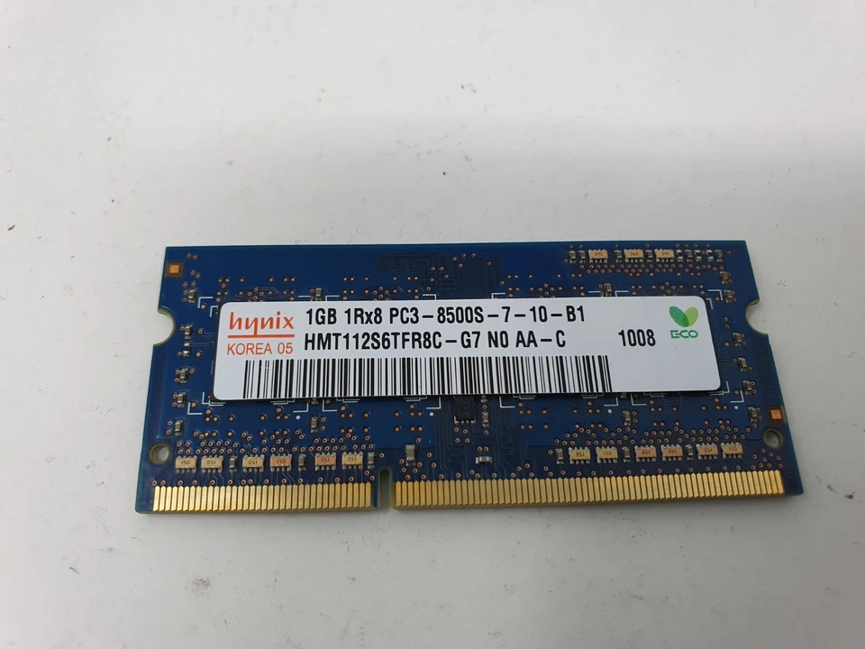 Lenovo Z50-70 RAM Memory 1GB DDR3 PC3-8500S Hynix HMT112S6TFR8C Genuine Item - Image 4 of 4