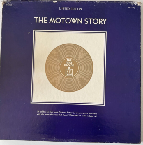 The Motown Story The First Decade Pre-Owned Five LP Box Set 1970 - Imagen 1 de 3
