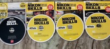 Lot of 4 N Photo Nikon Skills Nikon School CD-Rom  s