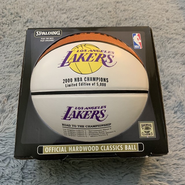 Lakers 2000 NBA Champions Hardwood Classics Ball Limited Edition of