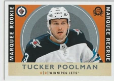 2017 O-Pee-Chee Marquee Rookie Tucker Poolman Winnipeg Jets #621