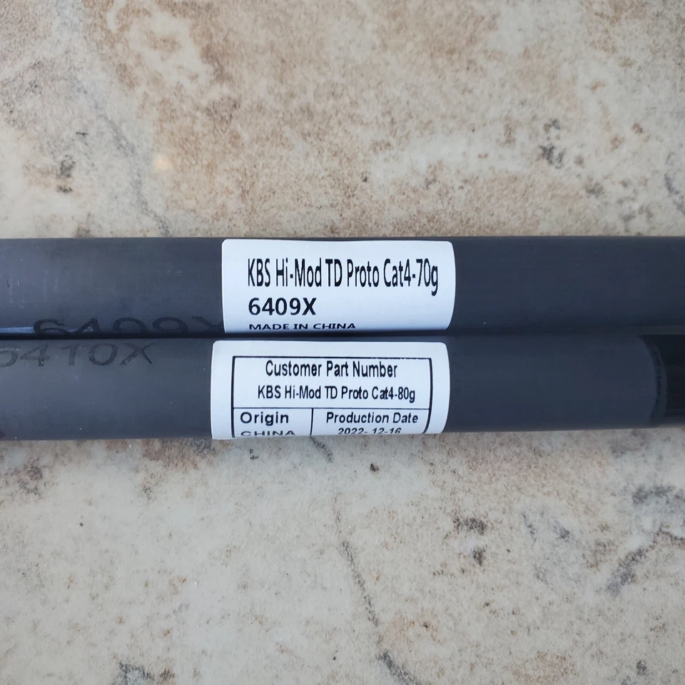 2 New  Tour Issue KBS Prototype TD 70 & 80 CAT4 X PXG Driver/Fairway Gen 1 to 4 - Image 2 of 4