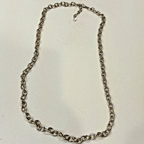 Barse Gold Tone Oval Open Chain Link Necklace 30" Signed - Picture 4 of 6