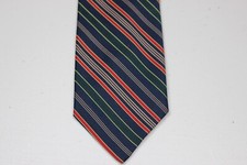 Wembley Necktie Red Green Navy Polyester Tie