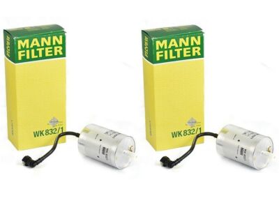 Mann Pair Set of 2 Fuel Filters For Porsche 911 Carrera Targa Boxster Cayman