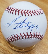  Autographed JORDAN HICKS Official Major League Baseball w/COA
