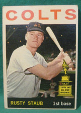 1964 Topps #109-Rusty Staub-Houston Colts 45s-All-Star Rookie-#3513