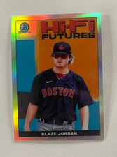 BLAZE JORDAN 2022 Bowman Chrome HI-FI Futures Refractor Insert #HIFI-16 RED SOX