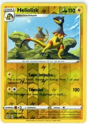 Heliolisk 064/192 Reverse Holo Rebel Clash Pokemon TCG