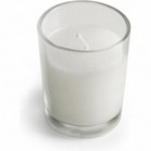 White Wax Wedding Table Room Hall Decoration Votive Candle cglass BUY QTY RQD