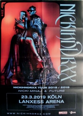 NICKI MINAJ - 2019 - Live In Concert - Europe Tour - Poster - Köln - B