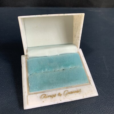 Vintage Rings By Granat Specialty Speckled Plastic Ring Box. Buffalo Jewelry Co