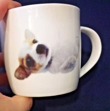 Terrier PUPPY Dog Mug Hana Deka Club designed by Yoneo Morita 10oz 2005 ADORABLE