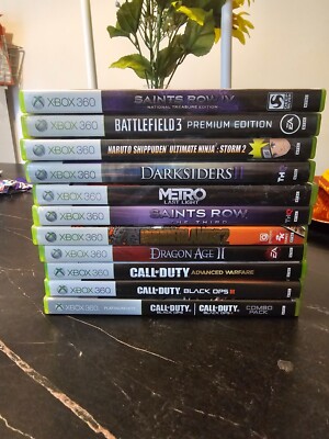 lot of 11 XBOX 360 games, Misc collection, slightly used