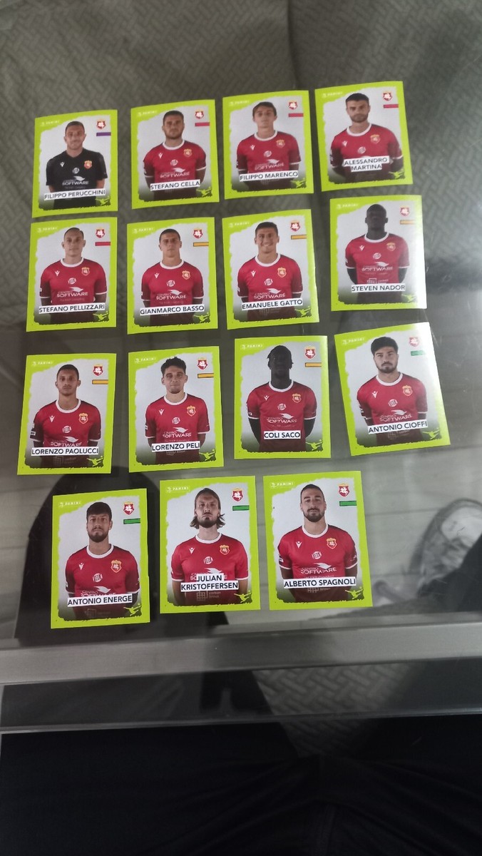 SERIE COMPLETA ANCONA MATELICA 2023 2024 CALCIATORI PANINI DIGITAL