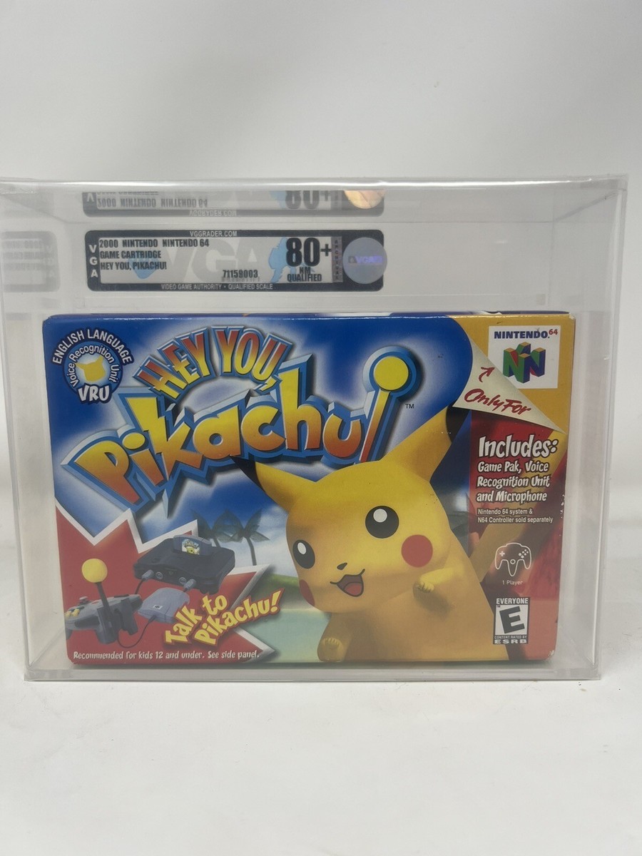 Hey You Pikachu New Nintendo 64 N64 Pokemon Factory Sealed VGA Grade 80+