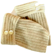 FINGERLESS GLOVES BROWN TAN 100 CASHMERE ONE SIZE FITS MOST S - M - L WOMEN OS