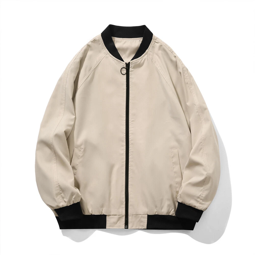 Men's Fashion Jackets Lightweight Windbreaker Varsity Jacket Active Coat Outwear
Opens in a new wind