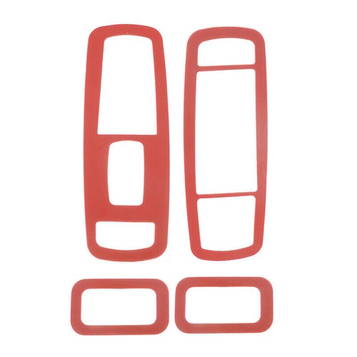 4 Carbon Fiber Car Window Switch Panel Cover Trim For 11-21 Jeep Grand Cherokee - Picture 6 of 6
