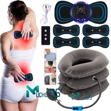 Mini Electric Neck Back Massager Cervical Massage Cervical Neck Traction Device