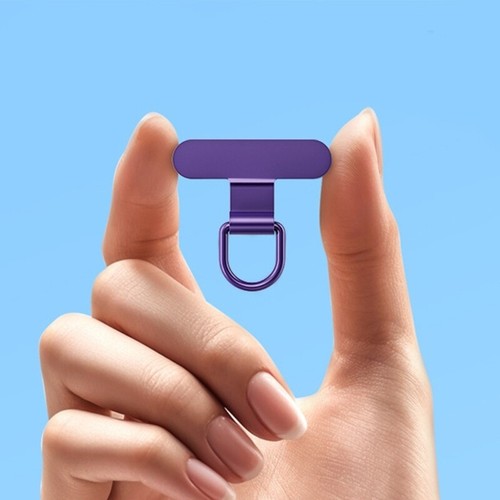 Metal Phone Tethers Tab Phone Lanyard Pad for Quiet & Secure Strap Attachment - 第 5/18 張圖片