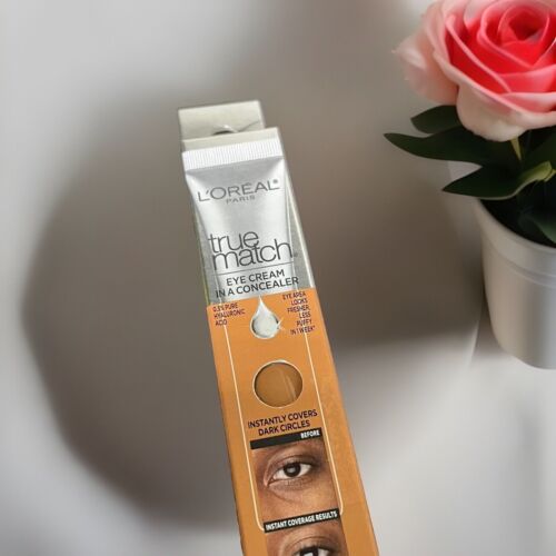 L'Oreal Paris True Match Eye Ćream in a Concealer 0.4 fl oz W 7-8 Dark New