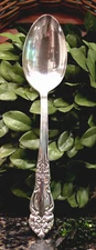 Reed & Barton TIGER LILY FESTIVITY 1901 Silverplate Serving Spoon ~  EXCELLENT!