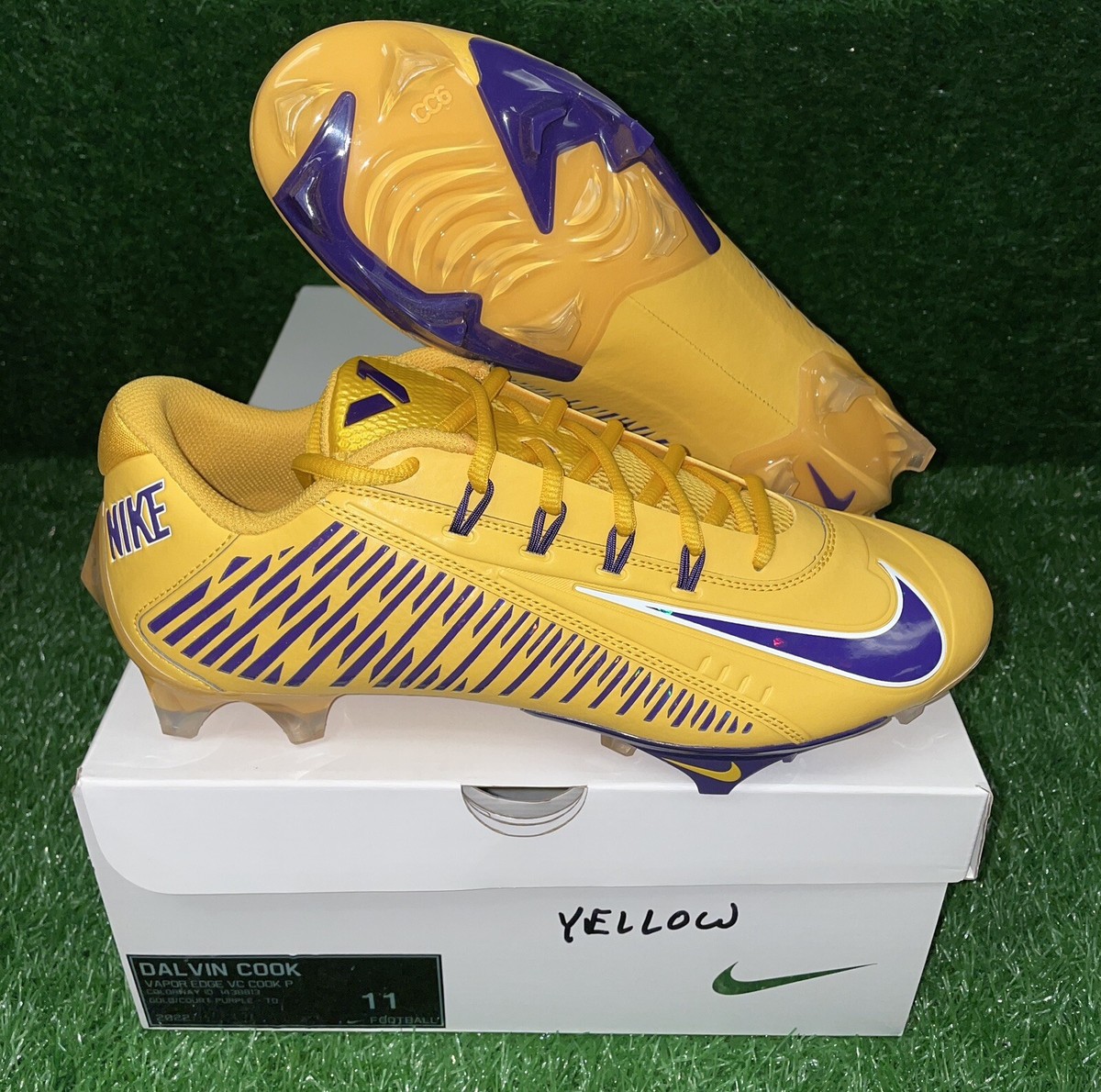 Nike Dalvin Cook Vikings Vapor Edge VC PE Sample Football Cleat