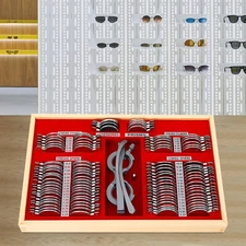 Optical Trial Lens Set Metal Rim Optometry Kit 104PCS w/ Free Accessories + Case