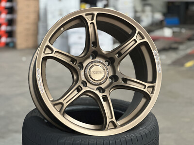 New 18x9J AOW TE37 XTR BRONZE (4 Wheel) 6x139.7 Toyota Tacoma FJ Cruiser 4Runner