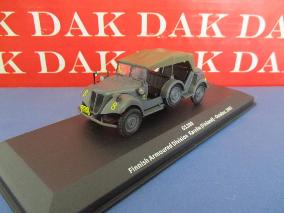 Die cast 1/43 Modellino Auto Tempo G1200 Finnish Armoured Division Karelia 1942 - Immagine 2 di 4