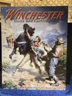 Vintage Tin Metal Sign 16 X 12.5  Spooked Horse And Mule Deer Winchester
