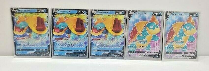 (5) Pokemon Champion's Path Drednaw V Full Art - Ultra Rare - NM/M