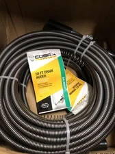 Lot Of 2 Cobra Products 30500 Cobra 50ft Pipe Auger Brand New