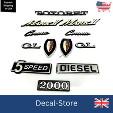 Toyota Corona Mark 2 Complete Emblems Set