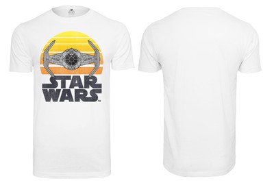 Merchcode Herren T-Shirt Oberteil Star Wars Sunset Tee Kurzarm Rundhals XS-XXL
