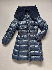 Prada Women Blue Navy Down Coat Size It 44 Uk 12 Us 10