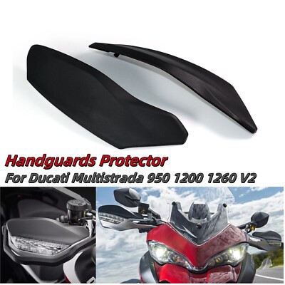 For Ducati Multistrada 950 1200 1260 V2 Hand Guard Windshield Upper  Handguards