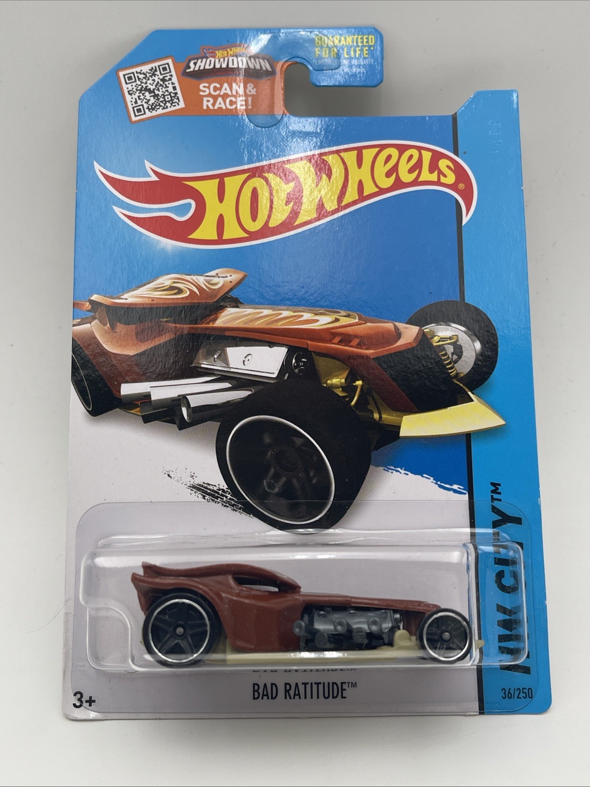 Hot Wheels 2015 Street Beasts Series #36 Bad Ratitude Brown w/ PR5s