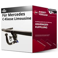 für C-Klasse Limousine Typ W204 (Hook) AnhäNgerkupplung Vertikal Abnehmbar Neu