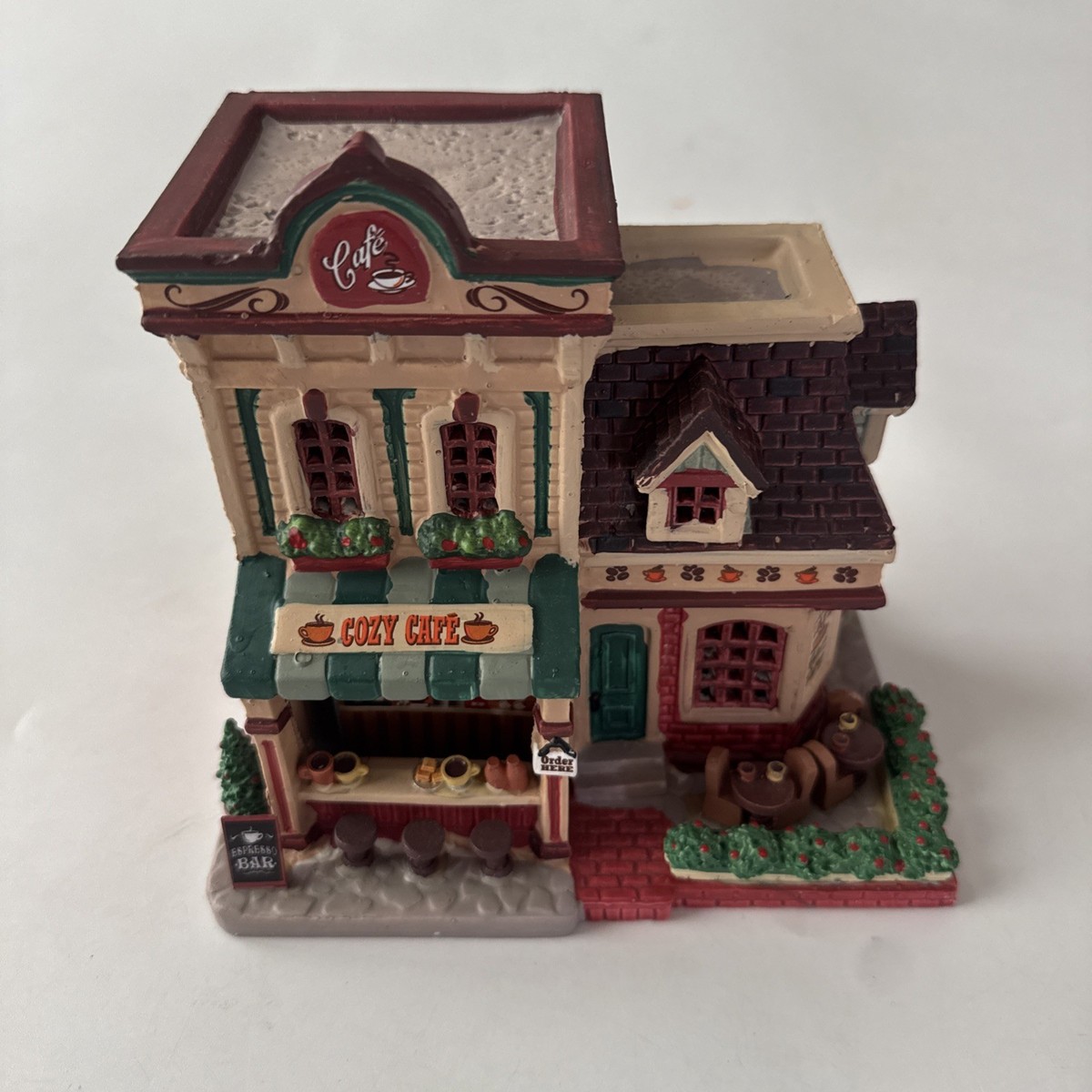 Lemax Christmas Village “Cozy Cafe” 44338 Lighted Building 2024 | eBay