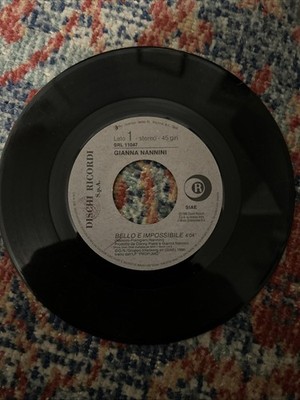 Gianna Nannini Bello E Impossible 7 Inch Single 45 RPM ITALY