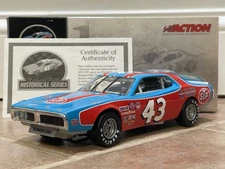 1975 Richard Petty STP Dodge Charger NASCAR Champion Action Historical 1/24