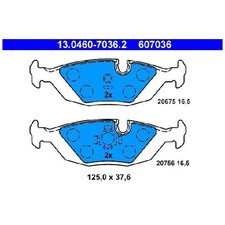 Satz Bremsbeläge 24298025 Bremsklötze hinten für BMW 3-er E30